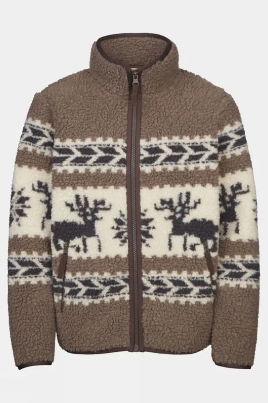 Ayacucho Kids Roling Reindeer Full Zip Fleece