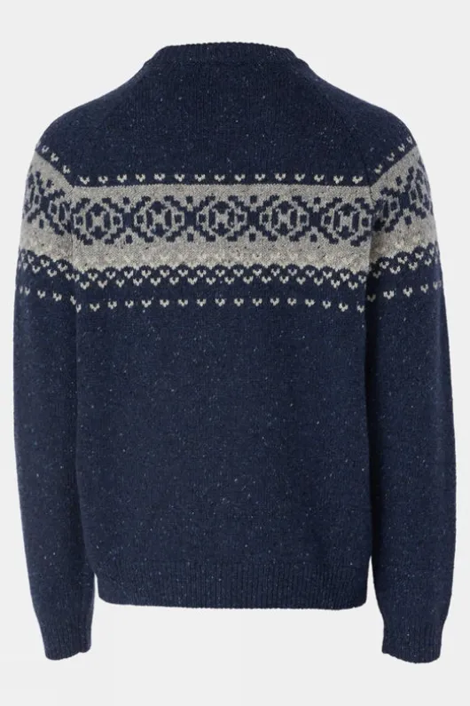 Ayacucho Mens Crag Jacquard Jumper