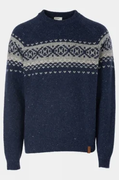 Ayacucho Mens Crag Jacquard Jumper