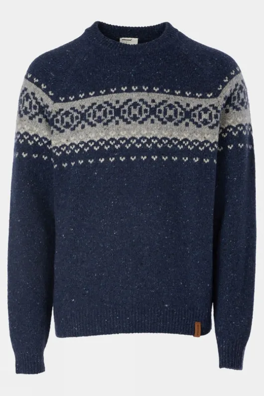 Ayacucho Mens Crag Jacquard Jumper
