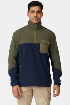 Ayacucho Mens Fitzroy Snap Fleece Top
