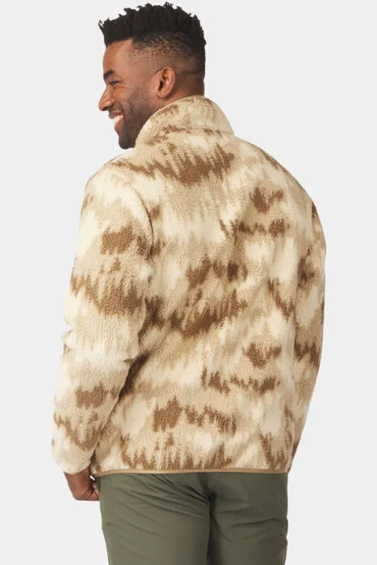 Ayacucho Mens Flynn Printed Half Zip Fleece