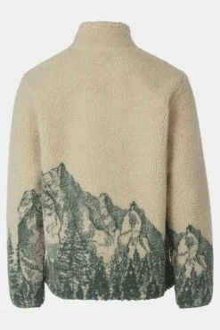 Ayacucho Mens Striding Landscape Full Zip Fleece