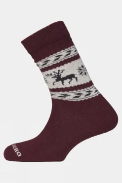 Ayacucho Unisex Cowichan Reindeer Socks