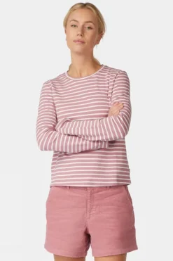 Ayacucho Womens Aira Midweight Striped Long Sleeve T-Shirt