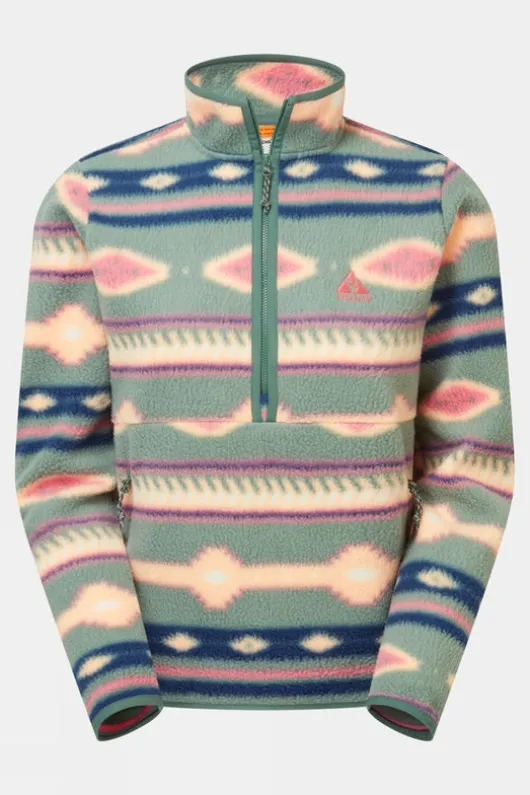 Ayacucho Womens Barrosa Printed Half Zip Fleece