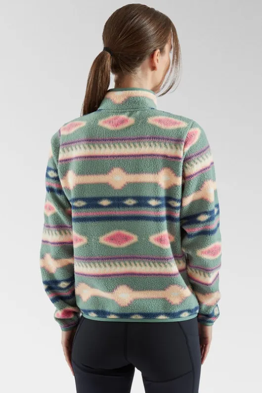 Ayacucho Womens Barrosa Printed Half Zip Fleece