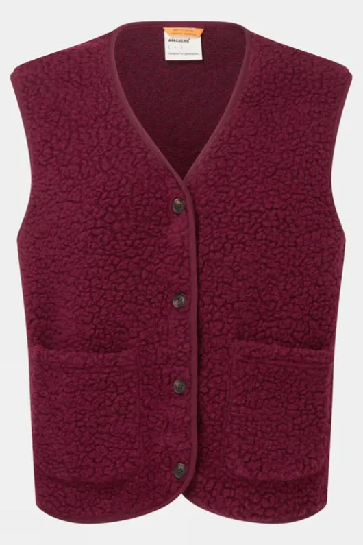 Ayacucho Womens Grasmere Wool Fleece Vest