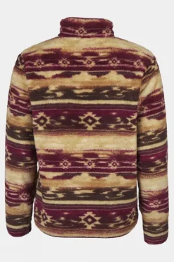 Ayacucho Womens Leiria Printed Snap Half Zip Fleece