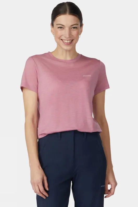 Ayacucho Womens Ridge Trail Merino Print T-Shirt