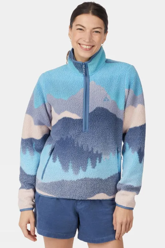 Ayacucho Womens Thirlmere Half Zip Fleece