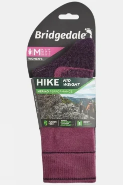 Bridgedale Womens Hike Midweight Merino Socks