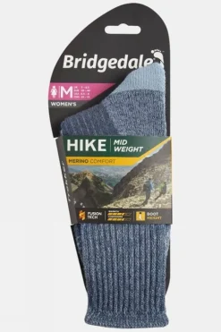 Bridgedale Womens Midweight Merino Comfort Socks