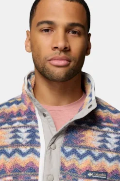 Columbia Mens Helvetia II Printed Half Snap Fleece