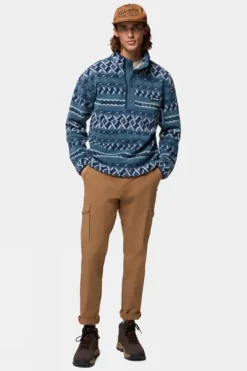 Columbia Mens Helvetia II Printed Half Snap Fleece