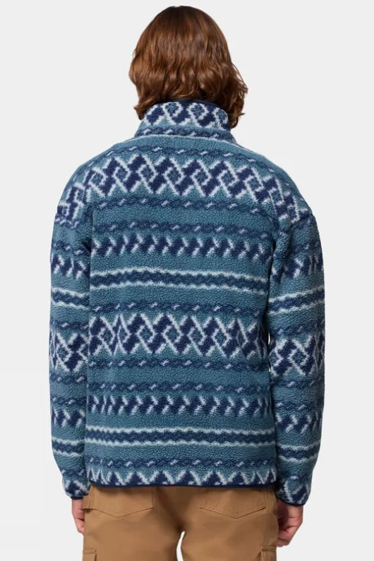 Columbia Mens Helvetia II Printed Half Snap Fleece