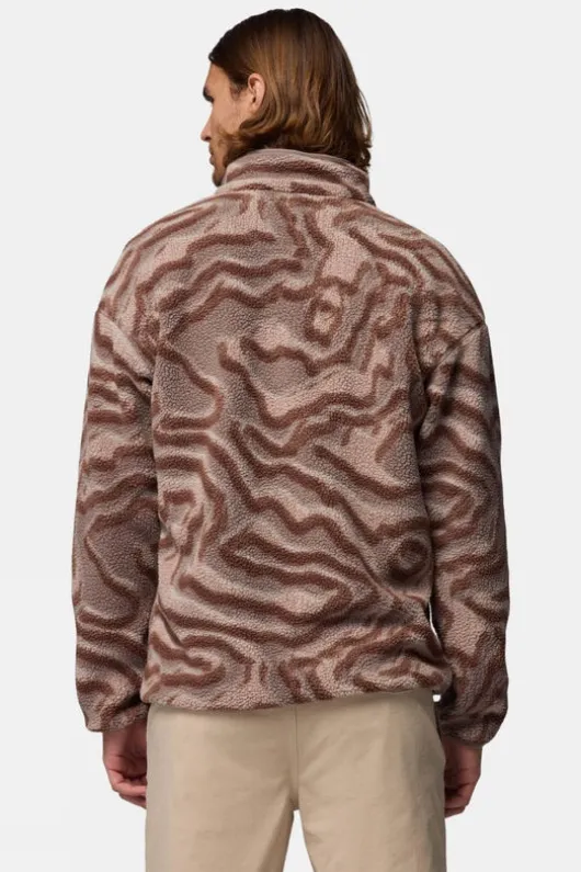 Columbia Mens Helvetia II Printed Half Snap Fleece