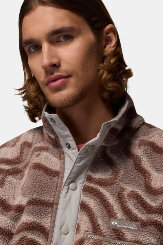 Columbia Mens Helvetia II Printed Half Snap Fleece