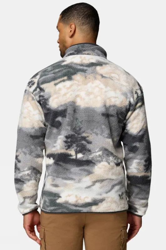 Columbia Mens Helvetia II Printed Half Snap Fleece