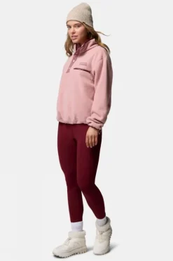 Columbia Womens Helvetia II Cropped Sherpa Half Snap Fleece