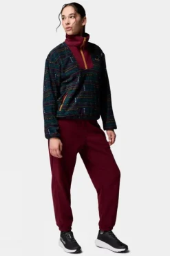 Columbia Womens Sequoia Grove Printed Half Zip Fleece