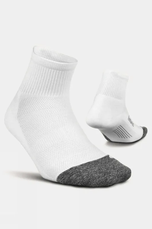 Feetures Unisex Elite Light Cushion Quarter Socks