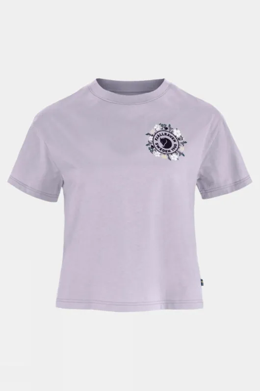 Fjallraven Womens Fjällblomster Logo T-Shirt