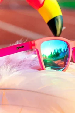 Goodr Flamingos On A Booze Cruise Sunglasses