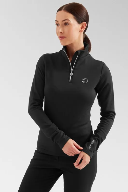 Henri Duvillard Womens Marie Half Zip Top