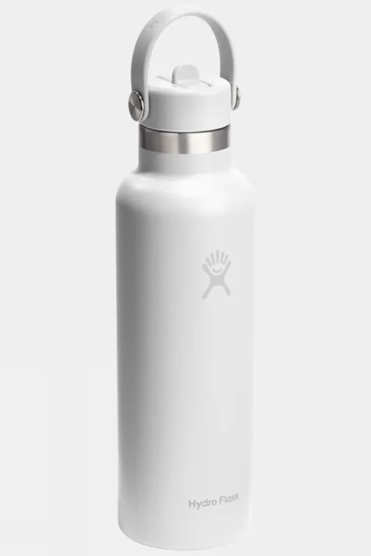 Hydro Flask 21oz Standard Mouth With Flex Straw Cap Drinks Bottle