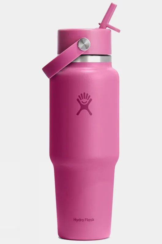 Hydro Flask 32oz Wide Mouth With Flex Straw Travel Bottle