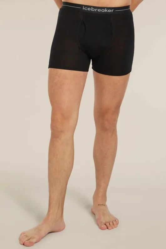 Icebreaker Mens Anatomica Boxer Briefs With Fly