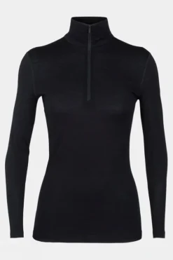 Icebreaker Womens 200 Oasis Long Sleeve Half Zip Thermal Top