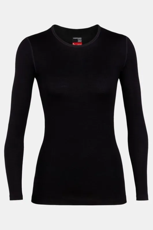 Icebreaker Womens 260 Tech Base Layer Top