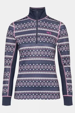 Kari Traa Womens Lune Half Zip Baselayer