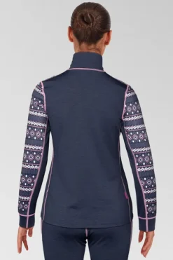 Kari Traa Womens Lune Half Zip Baselayer