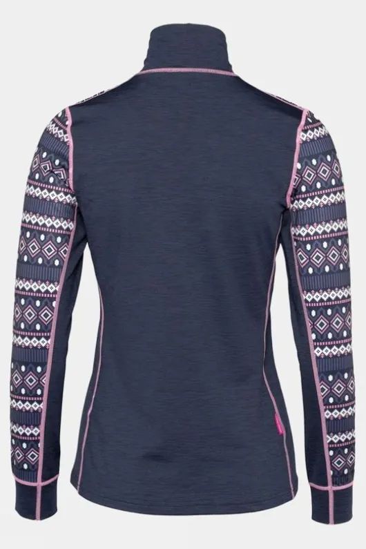 Kari Traa Womens Lune Half Zip Baselayer