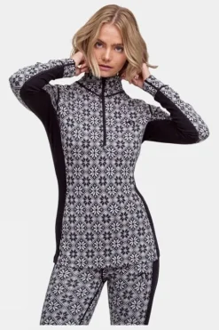 Kari Traa Womens Rose Half-Zip Base Layer Top