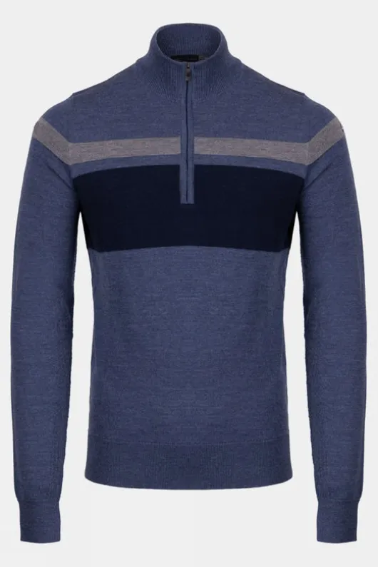 Kjus Mens Stripe Half Zip Jumper