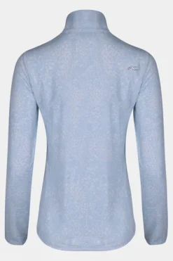 Kjus Womens Motion Print Half-Zip Midlayer