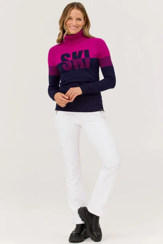 Krimson Klover Womens Slopeside Turtleneck Sweater