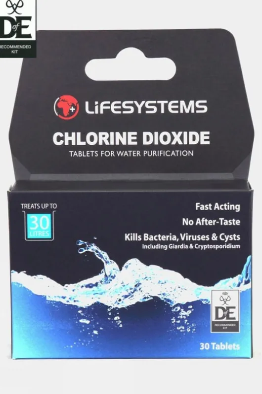 Lifesystems Chlorine Dioxide Water Purification Tablets