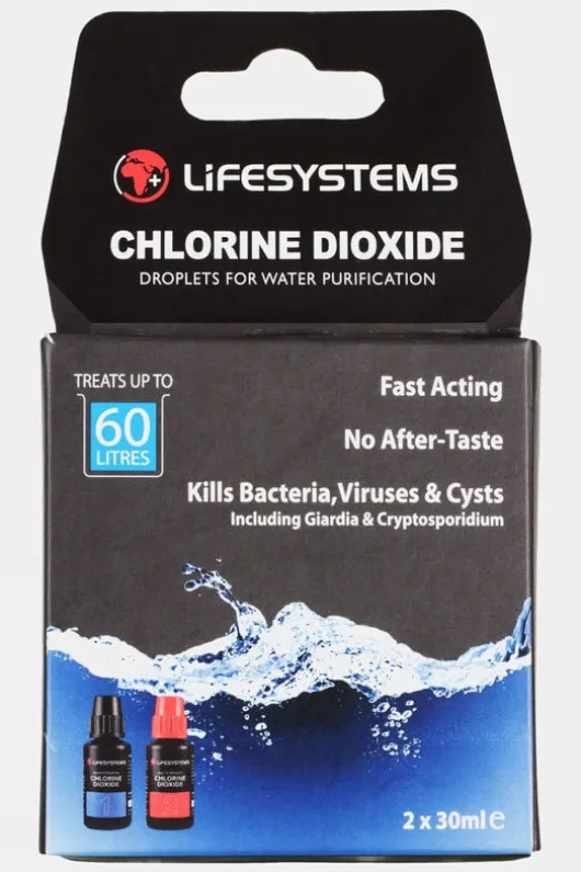 Lifesystems Chlorine Dioxide Water Purification Drops