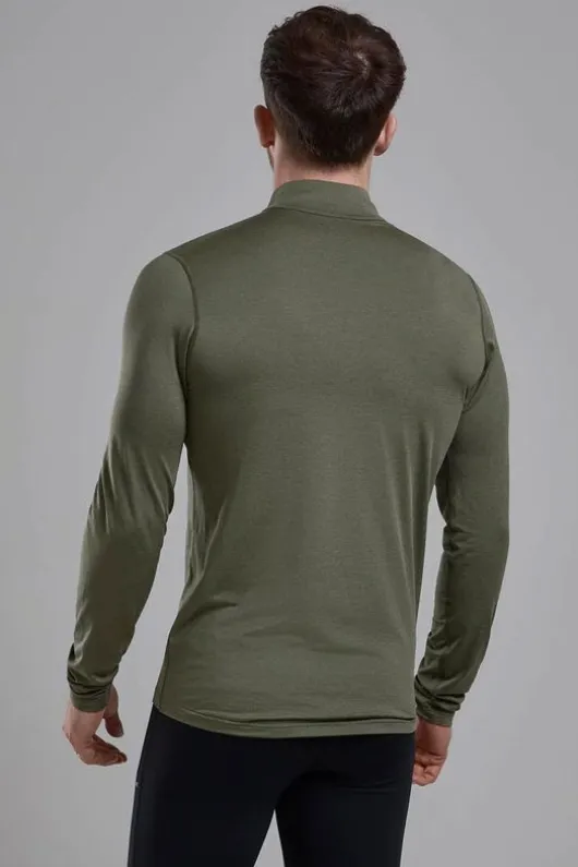 Montane Mens Dart XT Zip Neck Base Layer Top