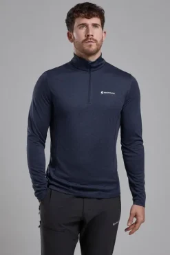 Montane Mens Dart Zip Neck Base Layer Top