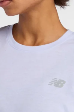 New Balance Womens Sport Essentials Heathertech T-Shirt