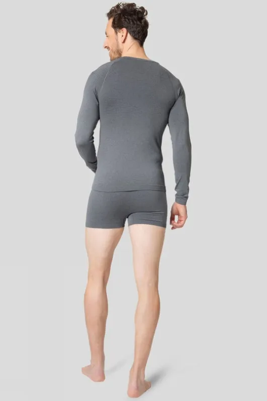 Odlo Mens Performance Light Eco Long Sleeve Base Layer Top