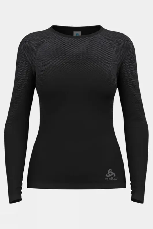 Odlo Womens Performance Light Eco Long Sleeve Base Layer Top