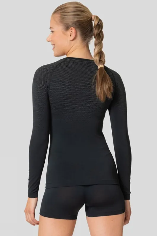 Odlo Womens Performance Light Eco Long Sleeve Base Layer Top