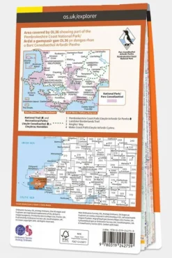 Ordnance Survey Active Explorer Map OL36 South Pembrokeshire